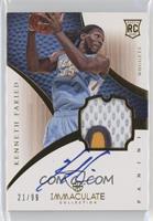 Rookie Patch Autograph - Kenneth Faried #/99