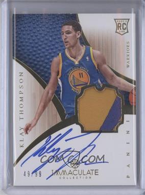 2012-13 Panini Immaculate Collection - [Base] #180 - Rookie Patch Autograph - Klay Thompson /99