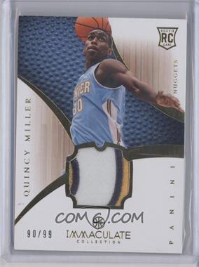 2012-13 Panini Immaculate Collection - [Base] #191 - Rookie Patch - Quincy Miller /99 [Good to VG‑EX]