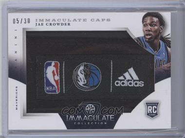 2012-13 Panini Immaculate Collection - Immaculate Caps #IC-JC.1 - Jae Crowder /30