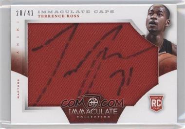 2012-13 Panini Immaculate Collection - Immaculate Caps #IC-RO - Terrence Ross /41