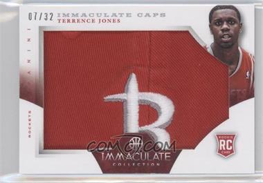 2012-13 Panini Immaculate Collection - Immaculate Caps #IC-TJ - Terrence Jones /32