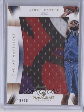 2012-13 Panini Immaculate Collection - Immaculate Patches - Logos #IP-VC - Vince Carter /38