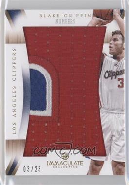 2012-13 Panini Immaculate Collection - Immaculate Patches - Numbers #IP-BG - Blake Griffin /23
