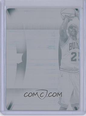2012-13 Panini Immaculate Collection - Immaculate Patches - Printing Plate Cyan #IP-MQ - Marquis Teague /1