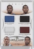 Kevin Durant, LaMarcus Aldridge, Avery Bradley, Tristan Thompson #/50