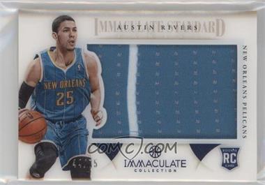 2012-13 Panini Immaculate Collection - Immaculate Standard Materials #IS-AR - Austin Rivers /75