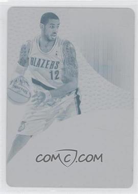 2012-13 Panini Immaculate Collection - Inscribed Logoman - Printing Plate Cyan #IL-18 - LaMarcus Aldridge /1