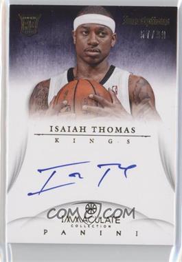 2012-13 Panini Immaculate Collection - Inscriptions #IN-IH - Isaiah Thomas /99