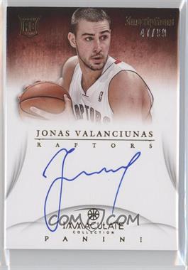 2012-13 Panini Immaculate Collection - Inscriptions #IN-JV - Jonas Valanciunas /99