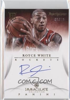 2012-13 Panini Immaculate Collection - Inscriptions #IN-RW - Royce White /99