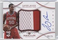 Lavoy Allen #/25