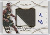 Alec Burks #/75