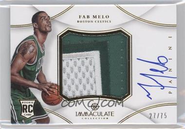 2012-13 Panini Immaculate Collection - Premium Patches Signatures #PP-FM - Fab Melo /75