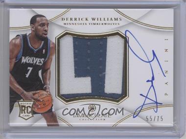 2012-13 Panini Immaculate Collection - Premium Patches Signatures #PP-WI - Derrick Williams /75