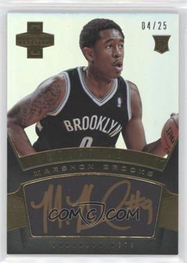 2012-13 Panini Innovation - Rookie Innovative Ink - Gold #34 - MarShon Brooks /25