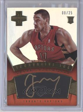 2012-13 Panini Innovation - Rookie Innovative Ink - Gold #56 - Jonas Valanciunas /25