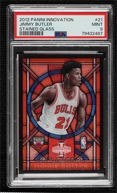 2012-13 Panini Innovation - Stained Glass #21 - Jimmy Butler [PSA 9 MINT]