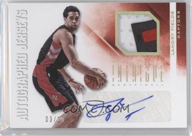 2012-13 Panini Intrigue - Autographed Jerseys - Prime #62 - Landry Fields /10