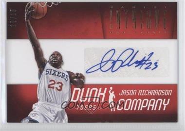 2012-13 Panini Intrigue - Dunk Company Autographs #12 - Jason Richardson /15