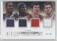 Dwight Howard, Zach Randolph, Omer Asik, David Lee #/49