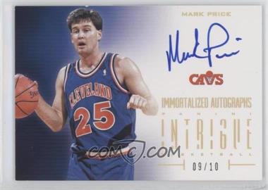 2012-13 Panini Intrigue - Immortalized Autographs - Gold #19 - Mark Price /10