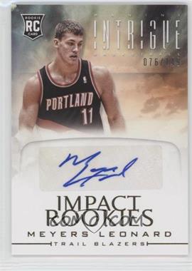 2012-13 Panini Intrigue - Impact Rookies Autographs #42 - Meyers Leonard /149