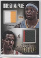 Ty Lawson, Brandon Jennings #/10