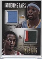 Ty Lawson, Brandon Jennings #/10