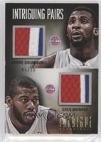 Andre Drummond, Greg Monroe [EX to NM] #/10