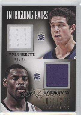 2012-13 Panini Intrigue - Intriguing Pairs Materials #16 - Jimmer Fredette, Tyreke Evans /25