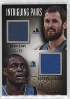 Kevin Love, Darren Collison #/99