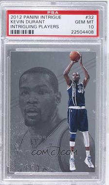 2012-13 Panini Intrigue - Intriguing Players - Silver #32 - Kevin Durant [PSA 10 GEM MT]