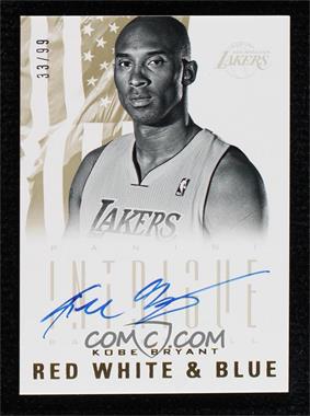 2012-13 Panini Intrigue - Red White and Blue Autographs #2 - Kobe Bryant /99