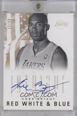 2012-13 Panini Intrigue - Red White and Blue Autographs #2 - Kobe Bryant /99