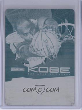 2012-13 Panini Kobe Anthology - Autograph Memorabilia - Printing Plate Cyan #14 - Kobe Bryant /1