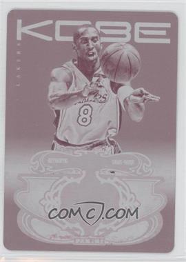 2012-13 Panini Kobe Anthology - Memorabilia - Printing Plate Magenta #7 - Kobe Bryant /1