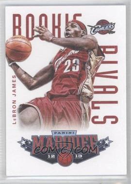2012-13 Panini Marquee - Rookie Rivals Leather #2 - LeBron James, Carmelo Anthony