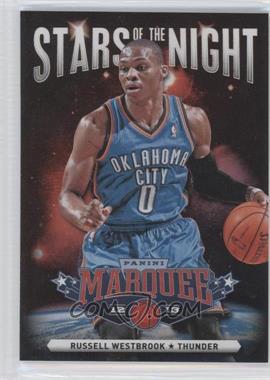 2012-13 Panini Marquee - Stars of the Night Black Holoboard #10 - Russell Westbrook