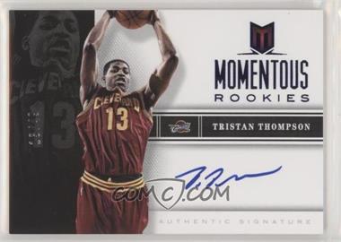 2012-13 Panini Momentum - Momentous Rookies Autographs - Blue #23 - Tristan Thompson /49
