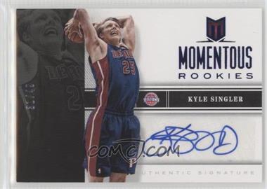 2012-13 Panini Momentum - Momentous Rookies Autographs - Blue #7 - Kyle Singler /49