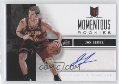 2012-13 Panini Momentum - Momentous Rookies Autographs #39 - Jon Leuer