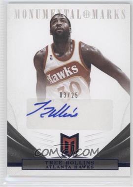 2012-13 Panini Momentum - Monumental Marks - Blue #100 - Tree Rollins /25