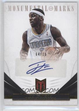 2012-13 Panini Momentum - Monumental Marks #298 - Ty Lawson /15