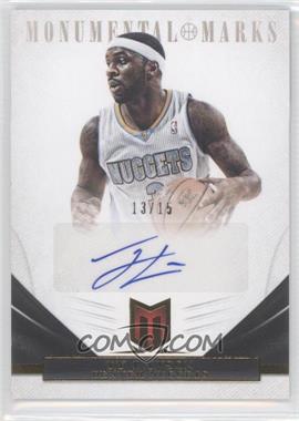 2012-13 Panini Momentum - Monumental Marks #298 - Ty Lawson /15