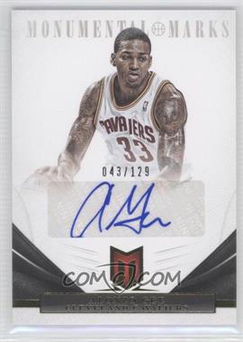 2012-13 Panini Momentum - Monumental Marks #61 - Alonzo Gee /129