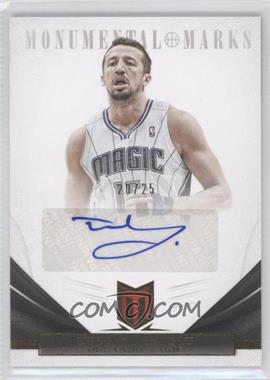 2012-13 Panini Momentum - Monumental Marks #9 - Hedo Turkoglu /25