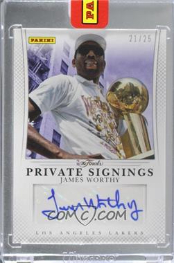 2012-13 Panini NBA Finals Promo Pack - Private Signings #JW - James Worthy /25 [Uncirculated]