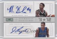 Jared Cunningham, MarShon Brooks #/10