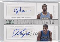 Jared Cunningham, Jordan Hamilton #/10